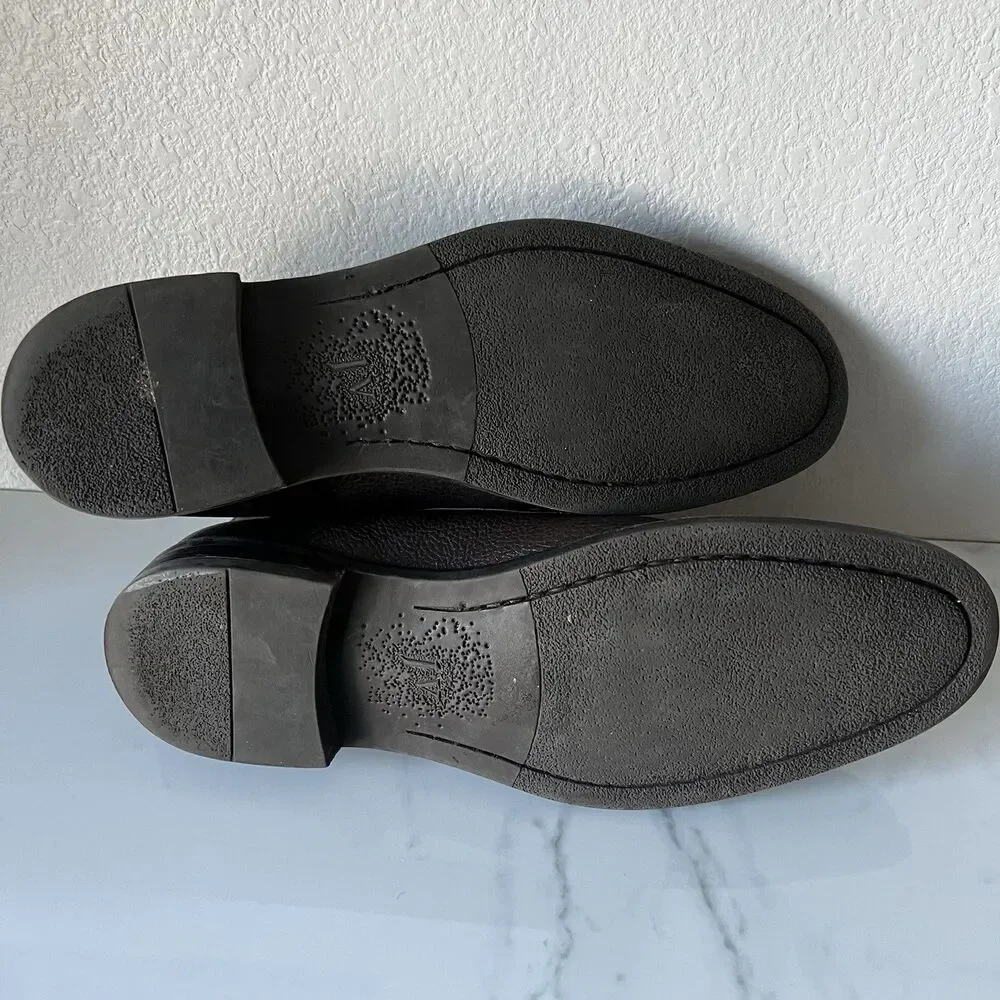 John Varvatos Mens Leather Chukka Boots Made In Italy Size 9 Dark Brown